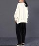 Women Casual Oversized Sweatshirts Bat Wing Long Sleeve