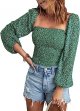 Blouses for Women Puff Long Sleeve Square Neck Tops27.99