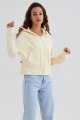 Women's Zip Up Hoodie Long Sleeve Cropped Sweatshirt