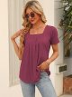 Womens Summer Tops Short Sleeve