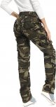 Womens Military Pants Camo Army Fatigue Combat with 8 Pockets