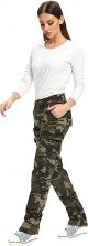 Womens Military Pants Camo Army Fatigue Combat with 8 Pockets