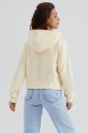 Women's Zip Up Hoodie Long Sleeve Cropped Sweatshirt