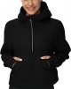 Women's Hoodies Fleece Lined Half Zip Pullover Sweatshirt